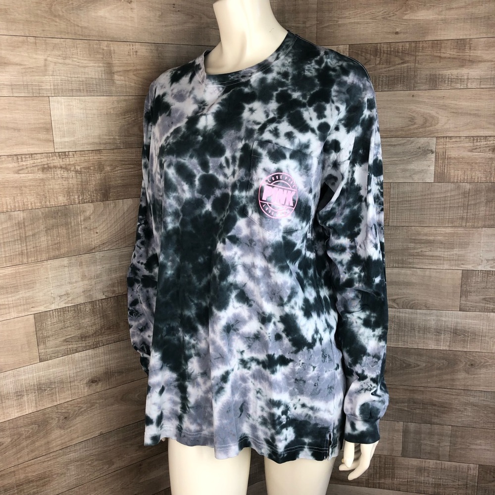 Victoria’s Secret Pink Tie Dye Long Sleeve Top